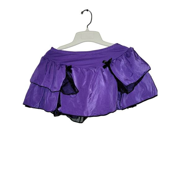 Purple Mini Gothic Skirt - Picture 1 of 5
